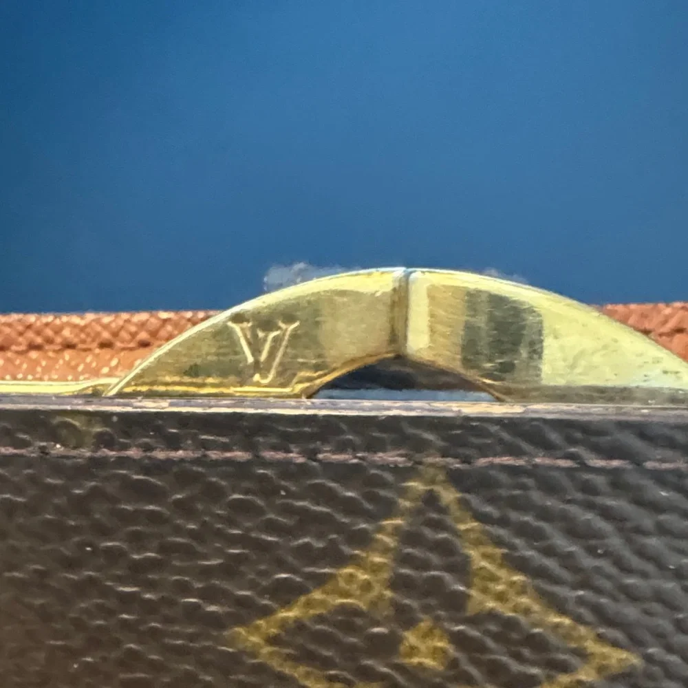 Louis Vuitton Monogram Canvas Snap Card Holder in Brown